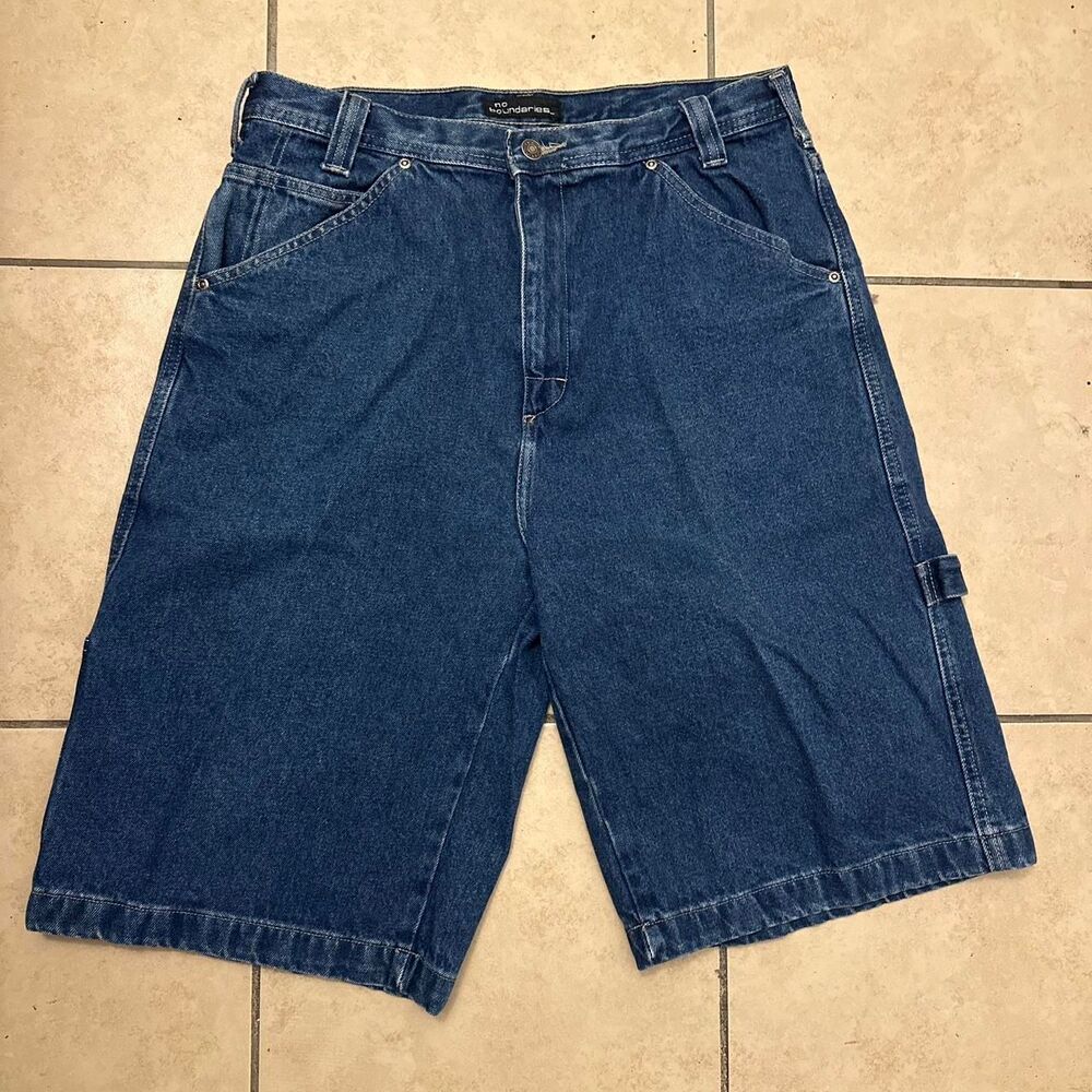 No-boundaries Men's Blue and Navy Shorts